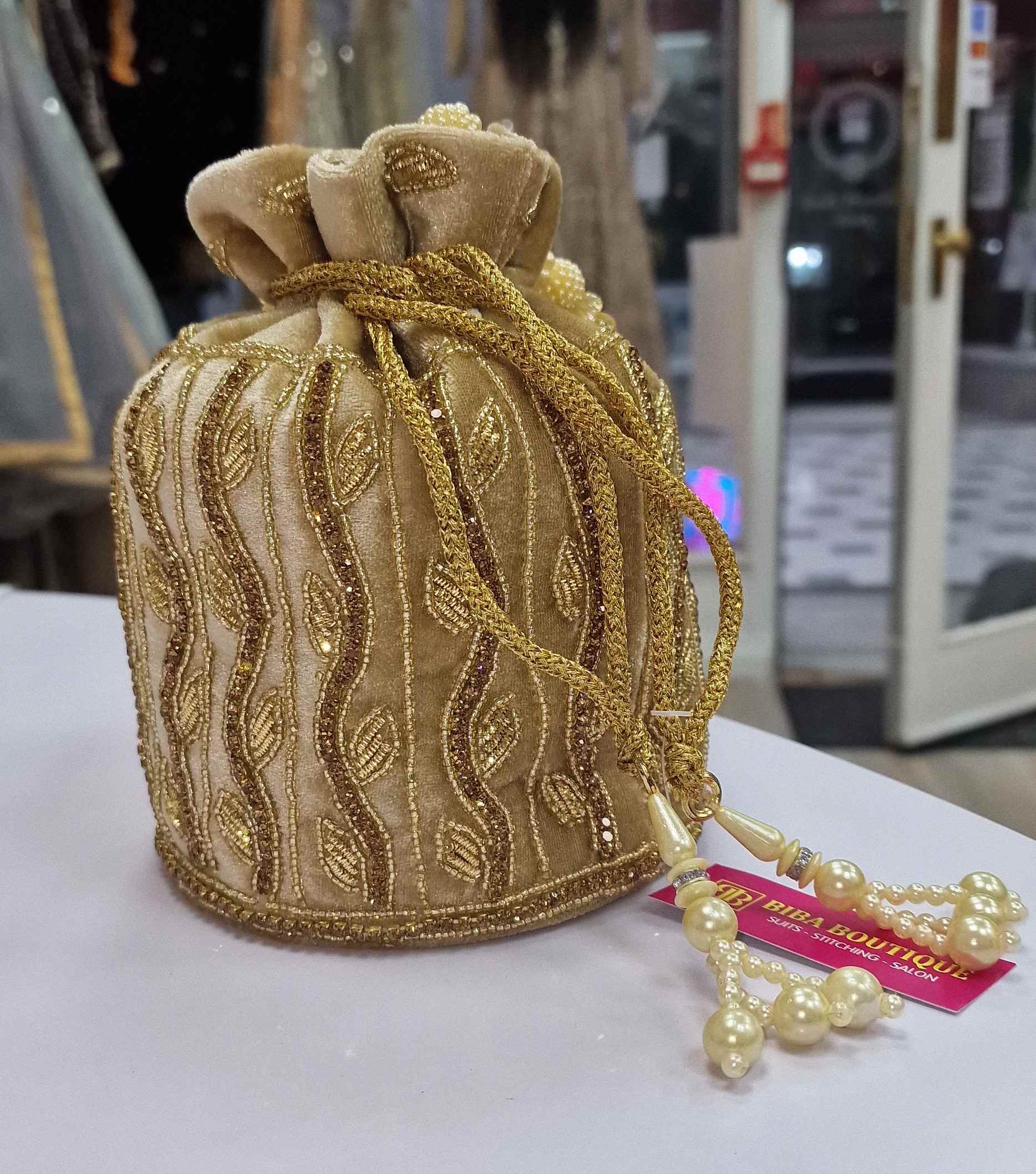 Embroidered Potli Bag