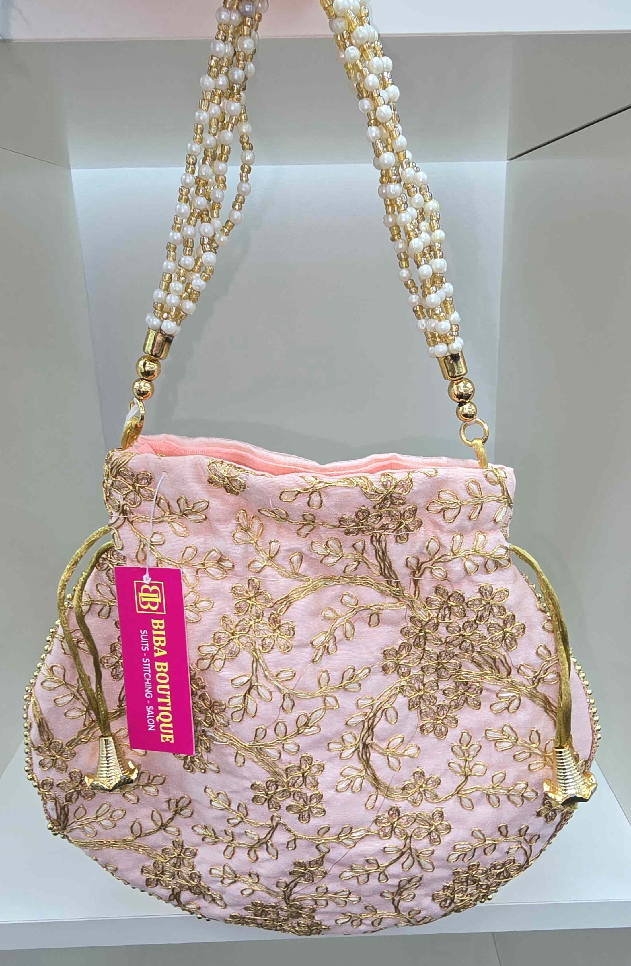  Embroidered Potli Bag in 4 colours