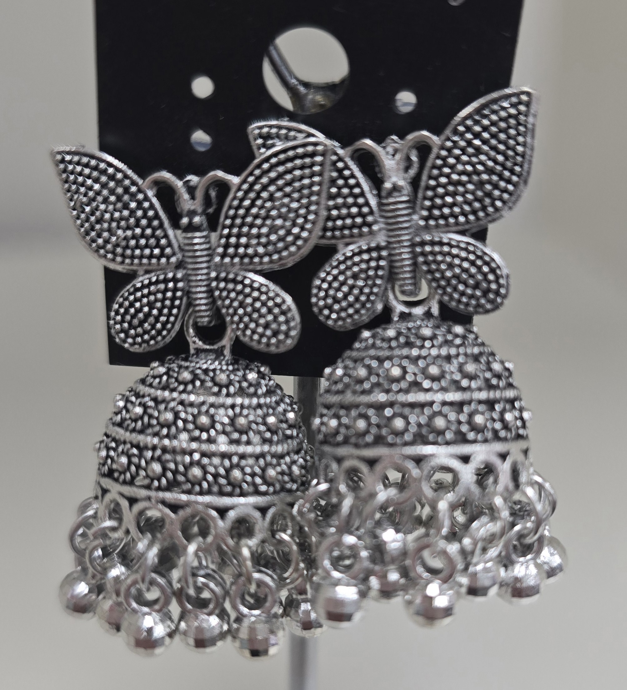 Oxidised Jhumki Earrings in 5 styles