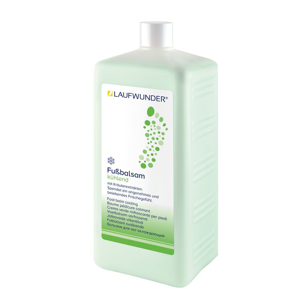 Laufwunder Fussbalsam Kuhlend, vėsinamasis pėdų balzamas, 500 ml (be dozatoriaus)