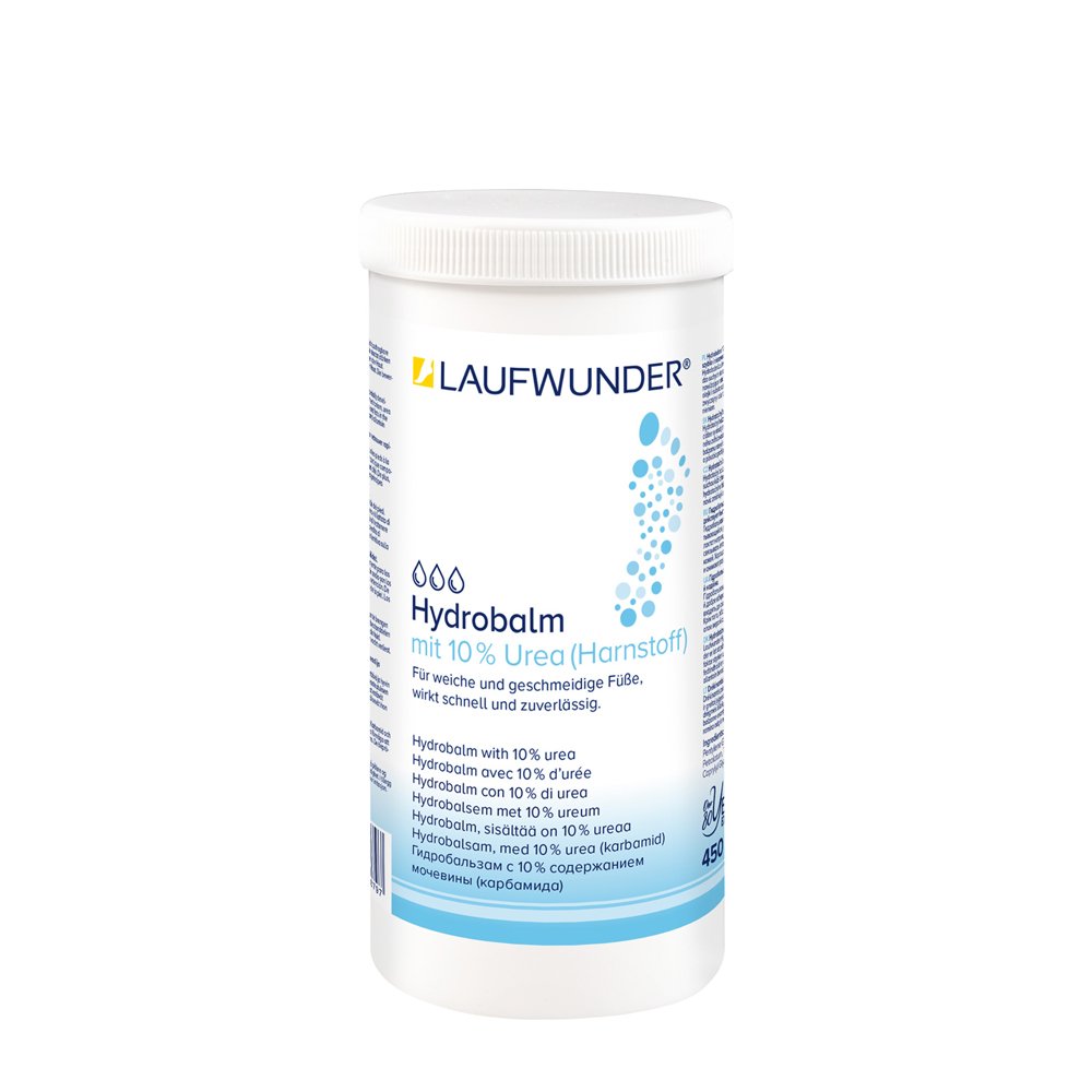 Laufwunder ”HYDROBALM”, pėdų balzamas su šlapalu, 450 ml (be dozatoriaus)