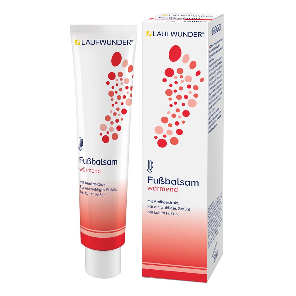 Laufwunder Foot balm warming, šildomasis pėdų balzamas, 75 ml
