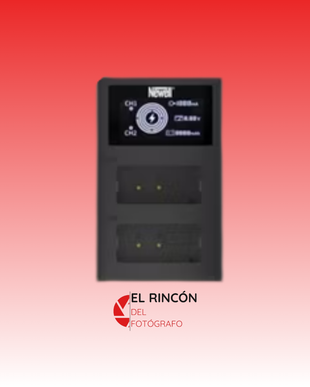 Cargador Doble USB-C Newell FDL-USB-C para Canon LP-E17