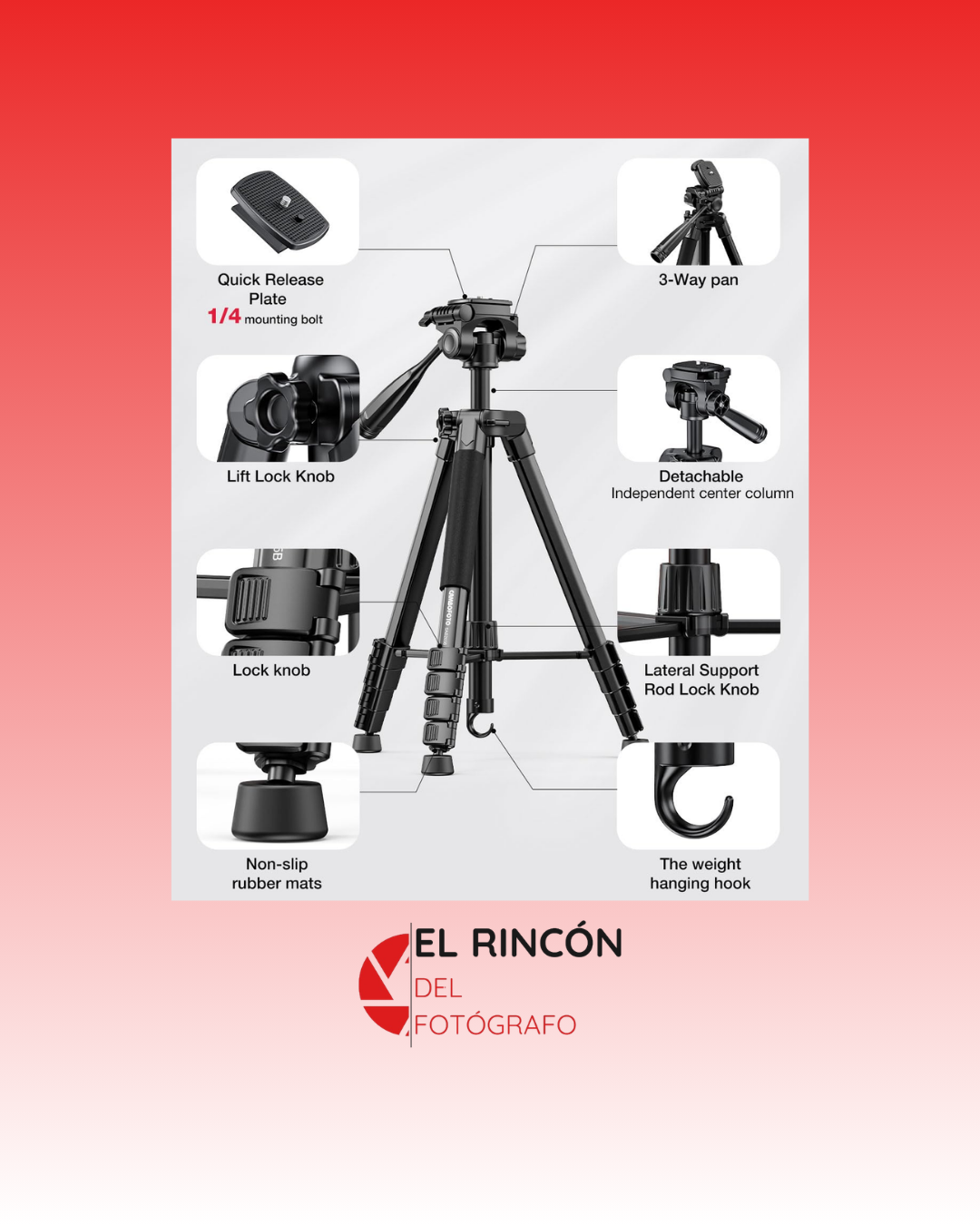 Trípode CAMERA/CAMCORDER