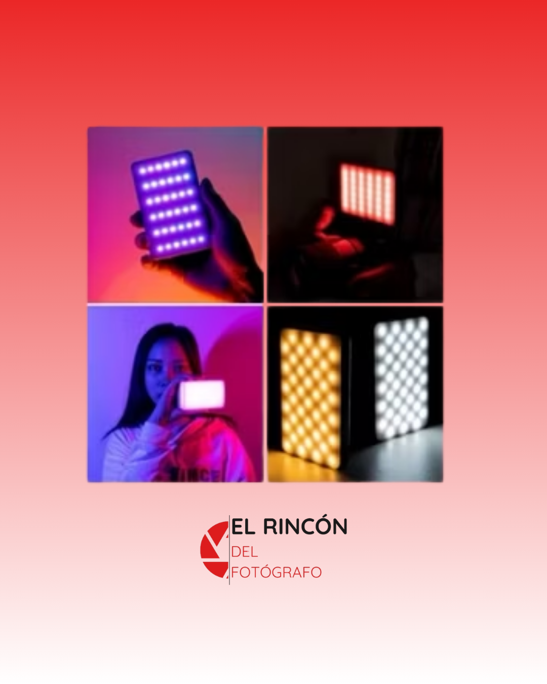 LED creativo Vijim VL120 RGB + batería de litio, 5 watts