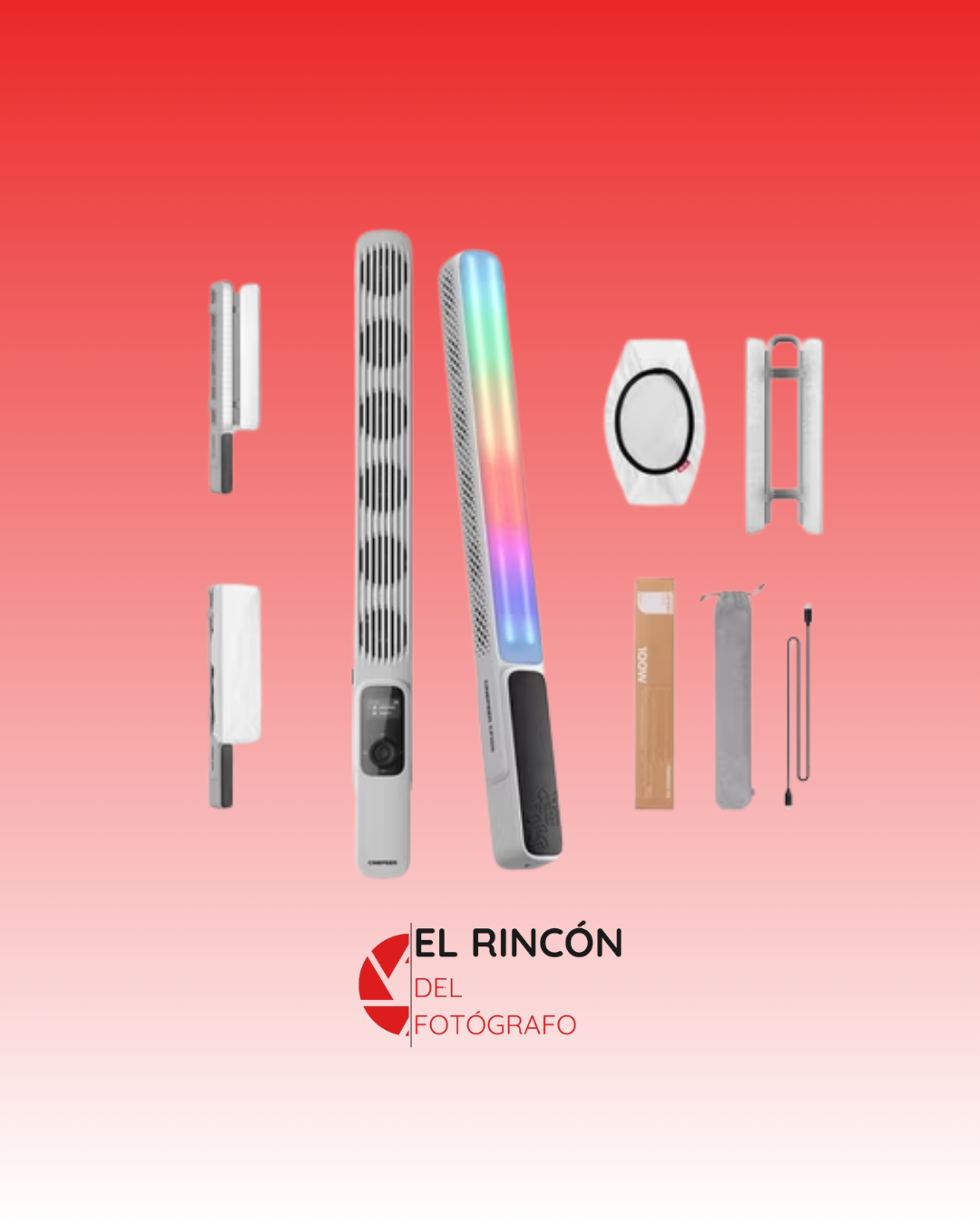 Barra LED Zhiyun Cinepeer CF100 Combo, RGB de 100 watts