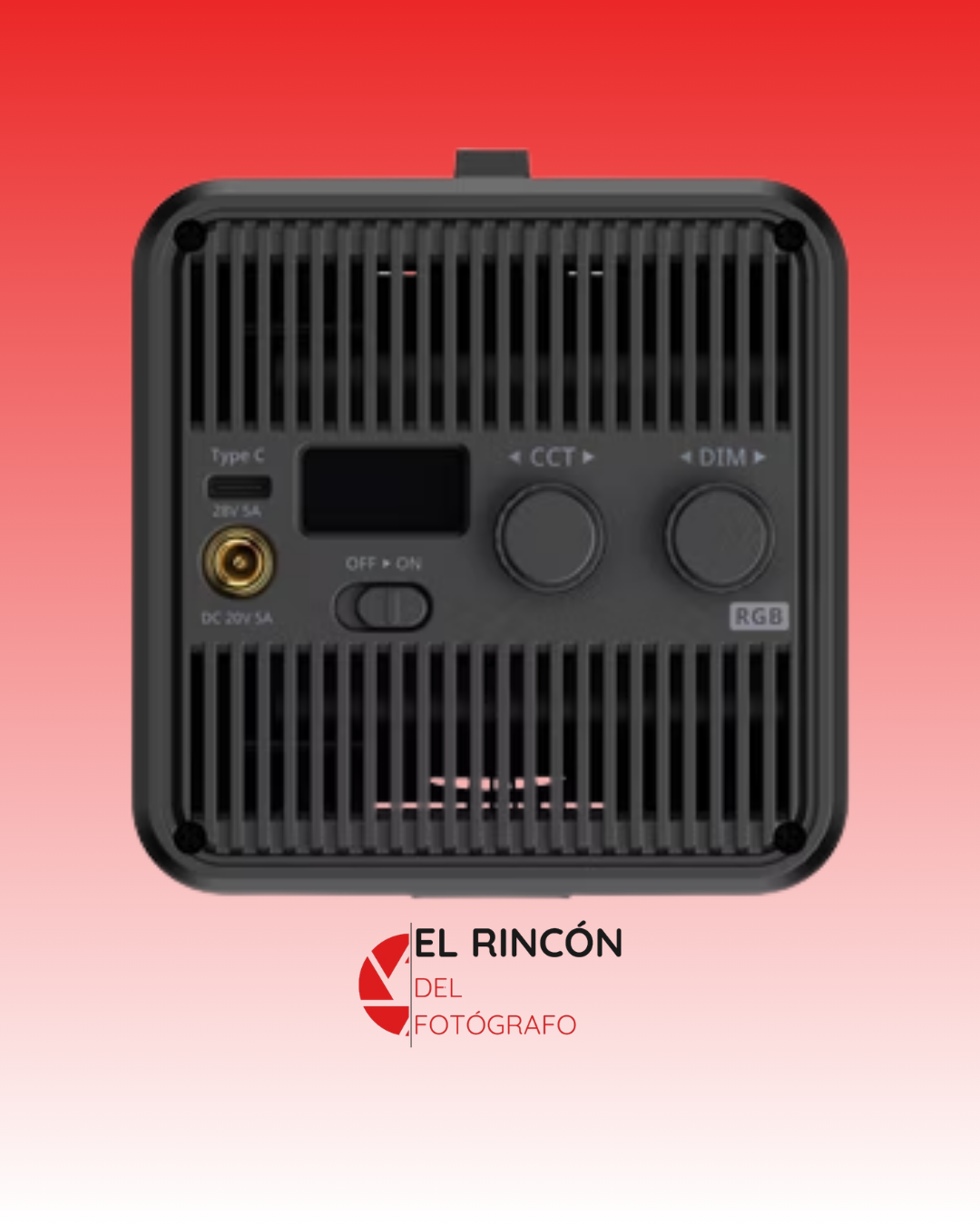 LED Ulanzi ML100RGB, 100watts, RGB, batería