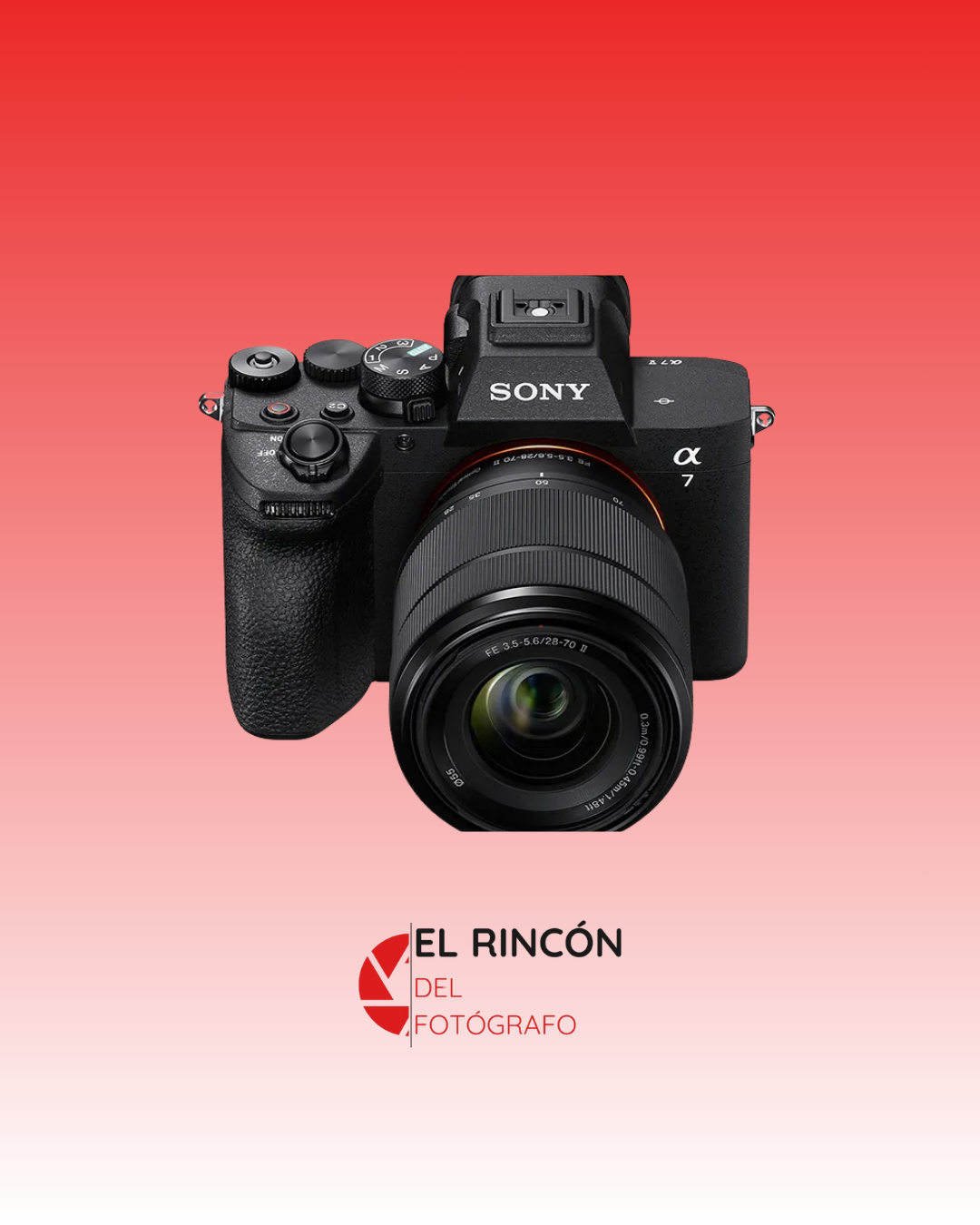 Cámara híbrida full-frame a7 V | Cuerpo + lente de zoom de 28-70 mm 2da generación