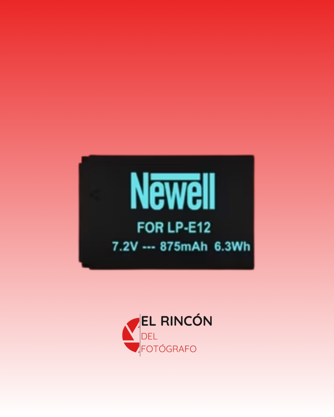 Batería Newell LP-E12, 875mAh, para Canon