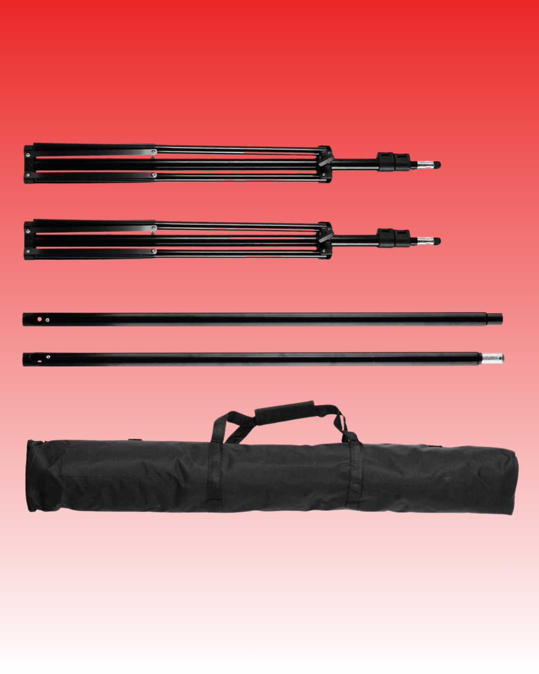 Estructura B017 para fondos, 3m x 3m, 4 secciones, aluminio