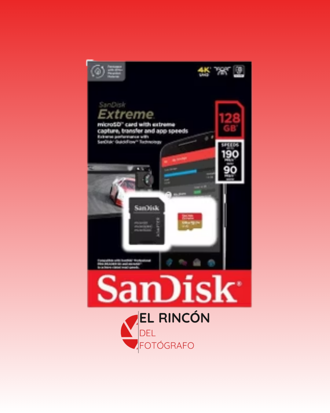 Sandisk Extreme 128 GB V30