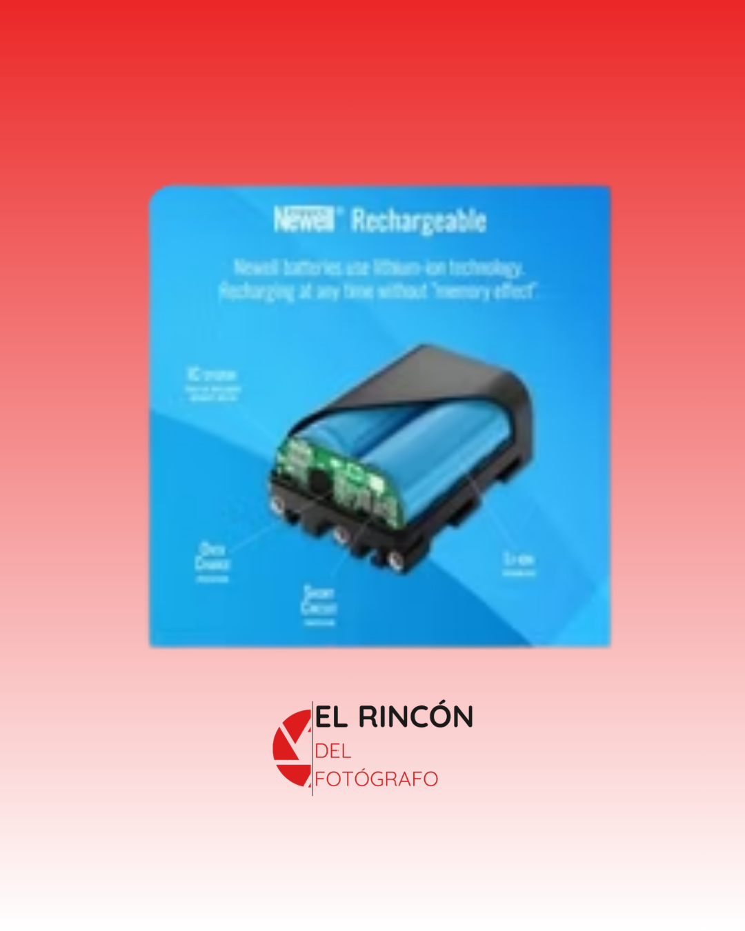 Batería Newell LP-E17, 950mAh, para Canon