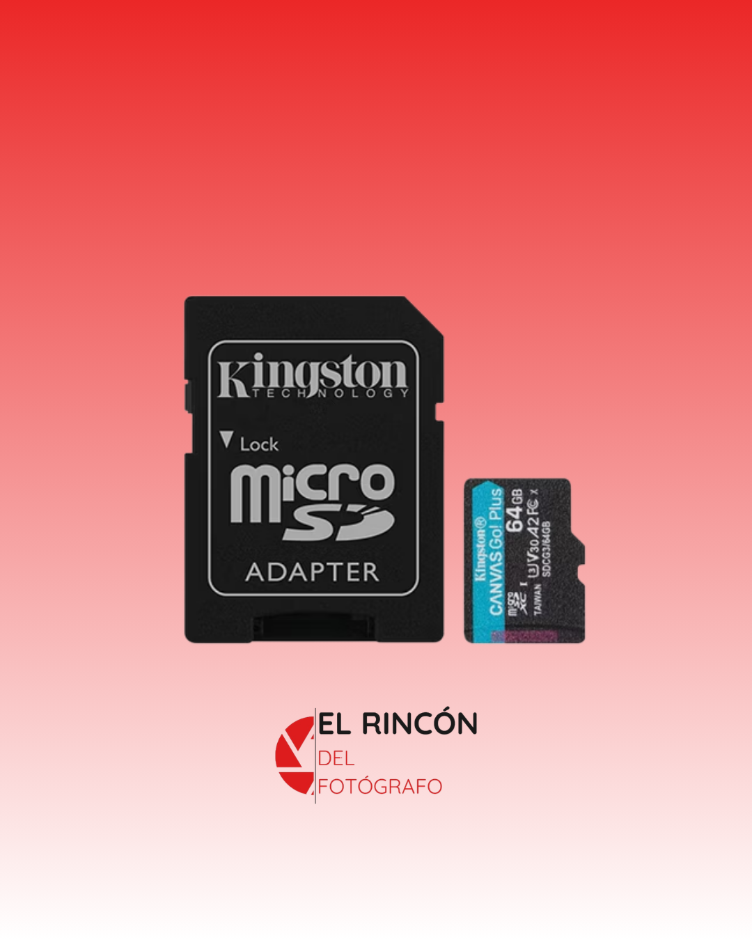 Memoria microSD Kingston 64GB Canvas Go Plus V30