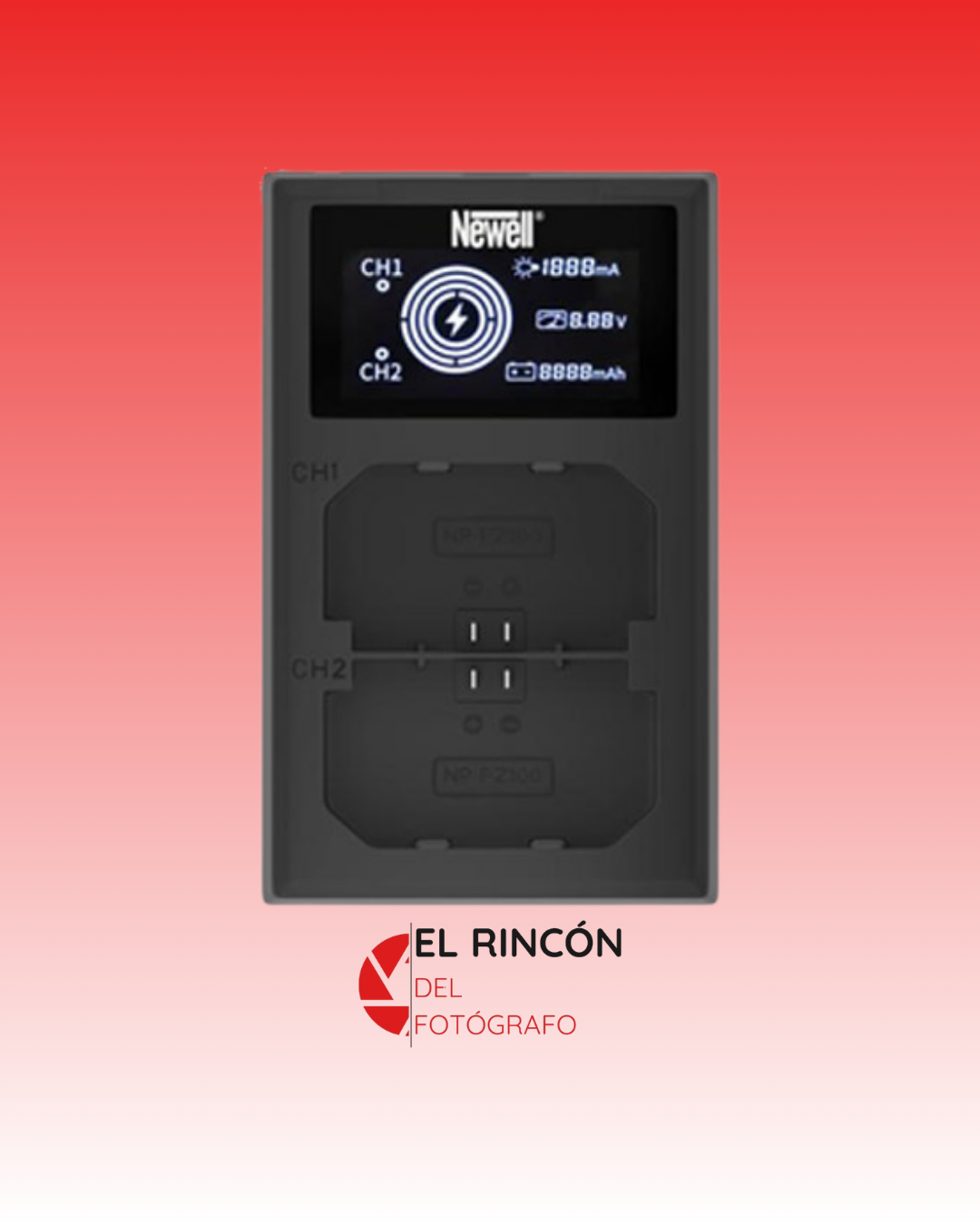 Cargador Doble USB-C Newell FDL-USB-C para Sony NP-FZ100