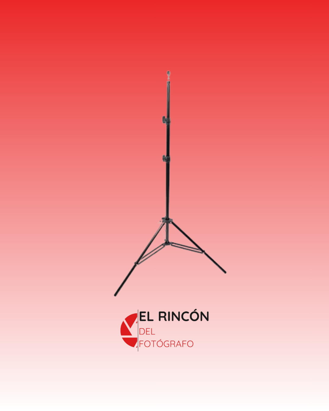 Pedestal de iluminación de 190cm, 3kg de carga, freno de resortes