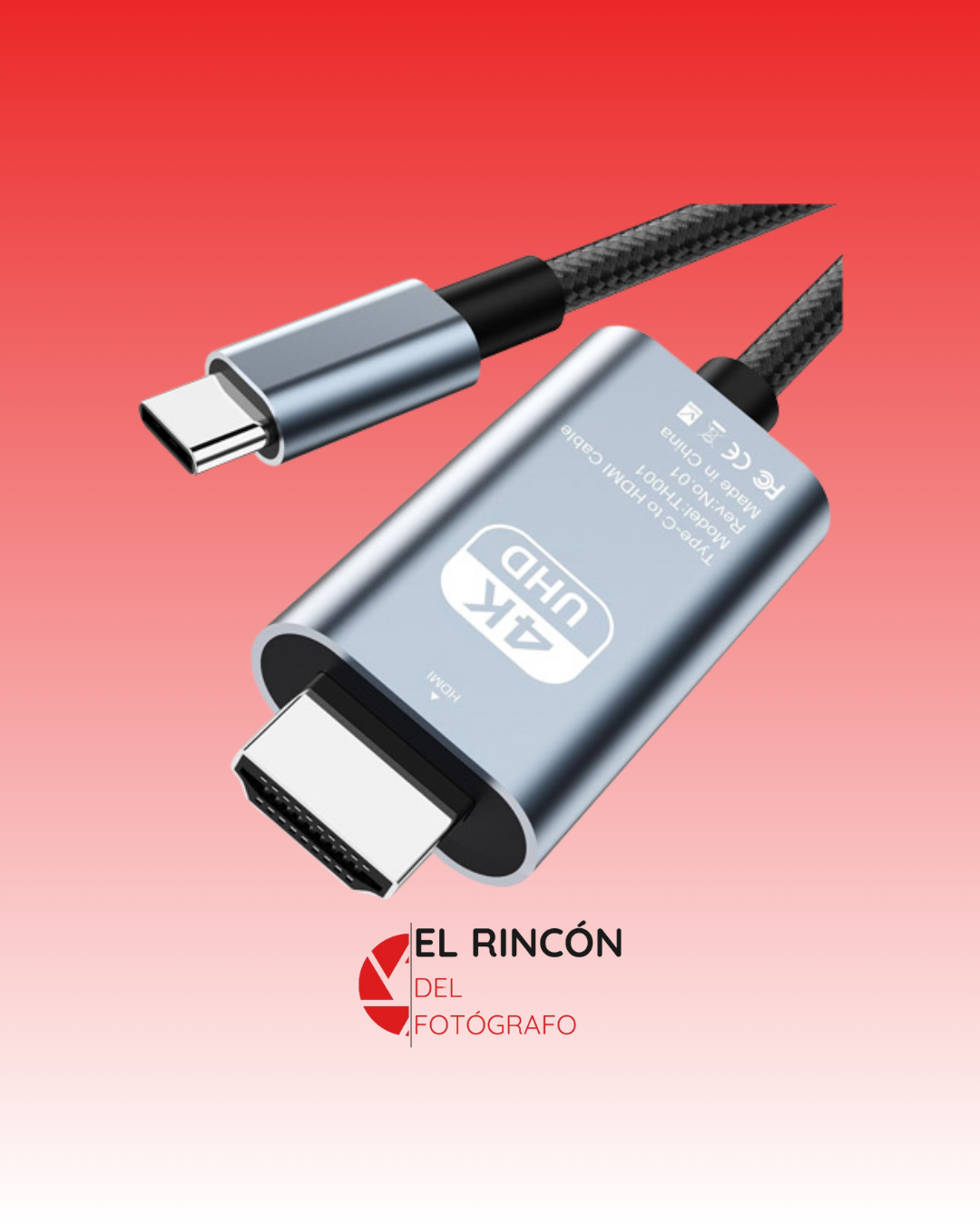 Cable 4k 60Hz HDMI a USB-C , 2m