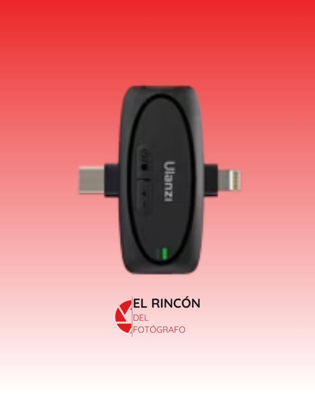Micrófonos inalámbricos dobles Ulanzi V6 3 en 1, para Android, Iphone y cámaras