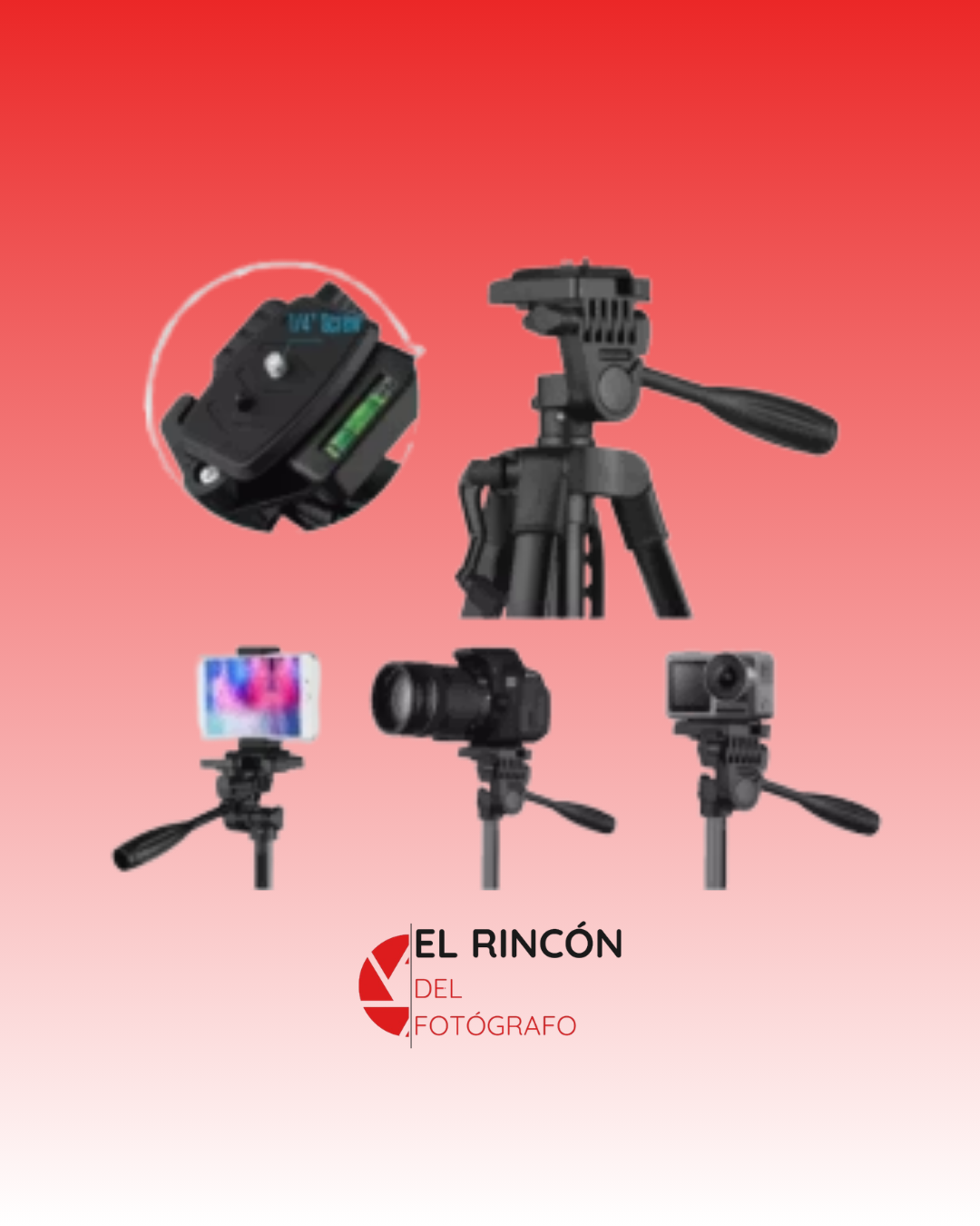 Trípode para cámaras y celulares TriPod T-170