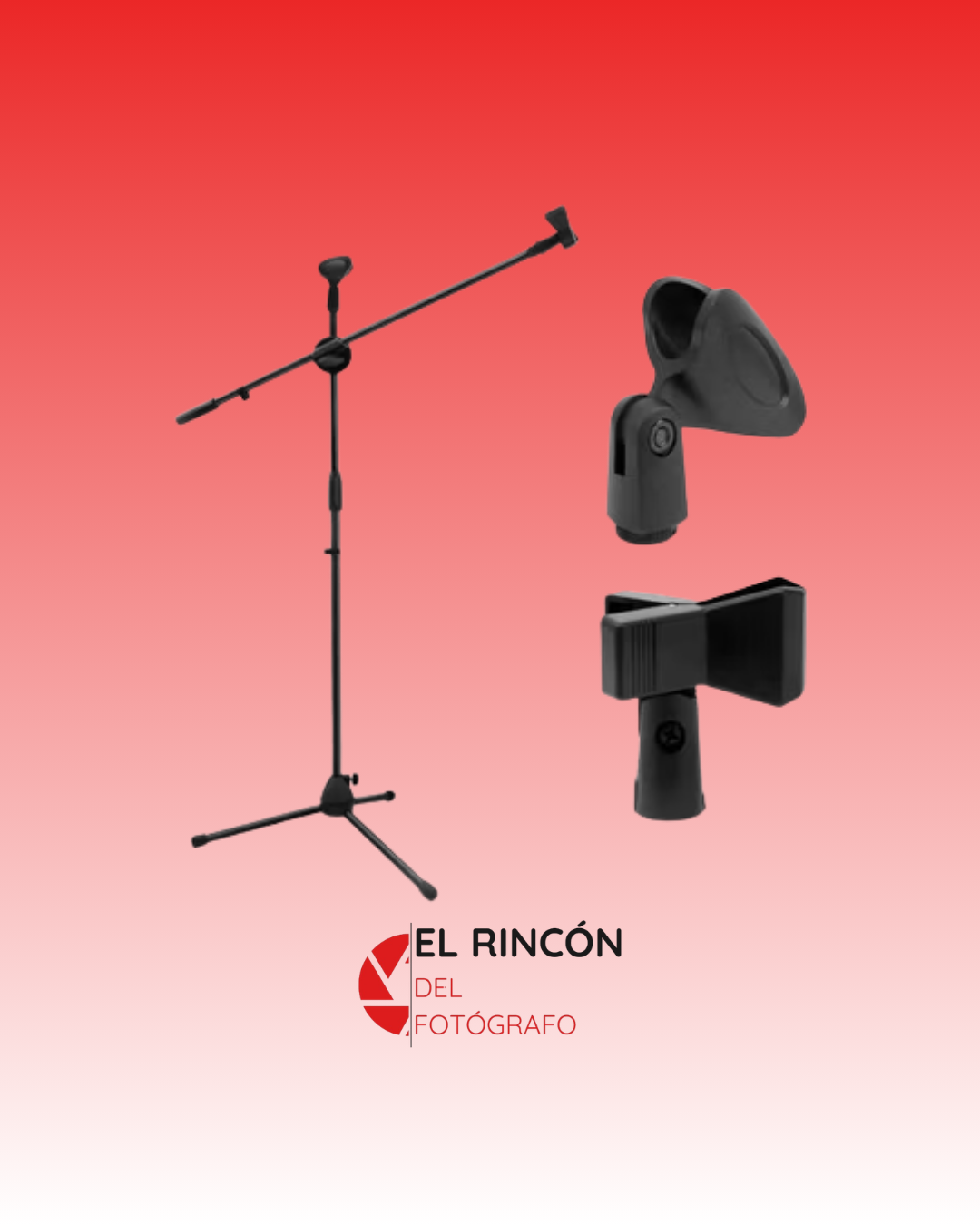 Microphone Stand Adjustable Mic Stand & Boom