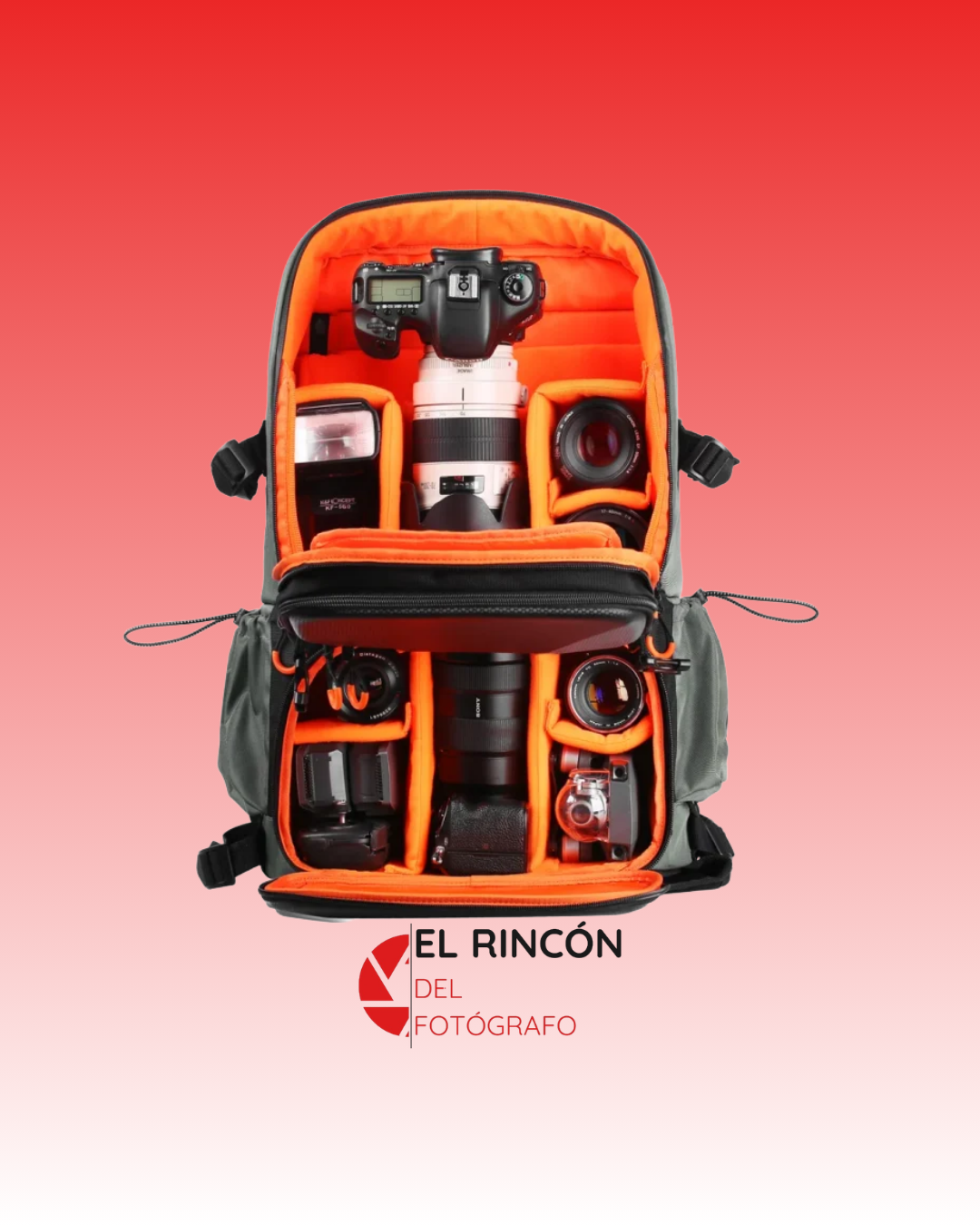 Mochila K&F Concept + Bolso, Heavy Duty, de 40 litros