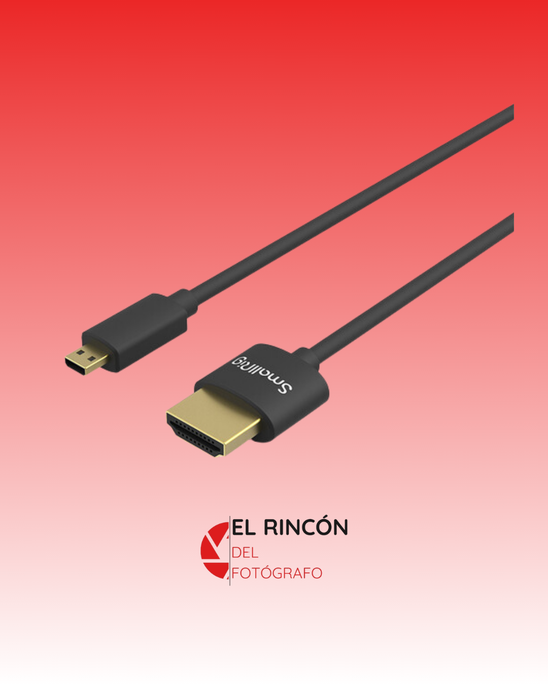 Cable ultraligero SmallRig 3043B HDMI macho a Micro HDMI macho, 55cm
