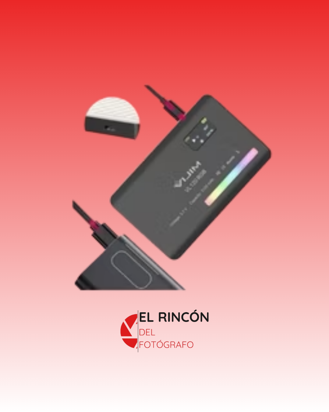 LED creativo Vijim VL120 RGB + batería de litio, 5 watts