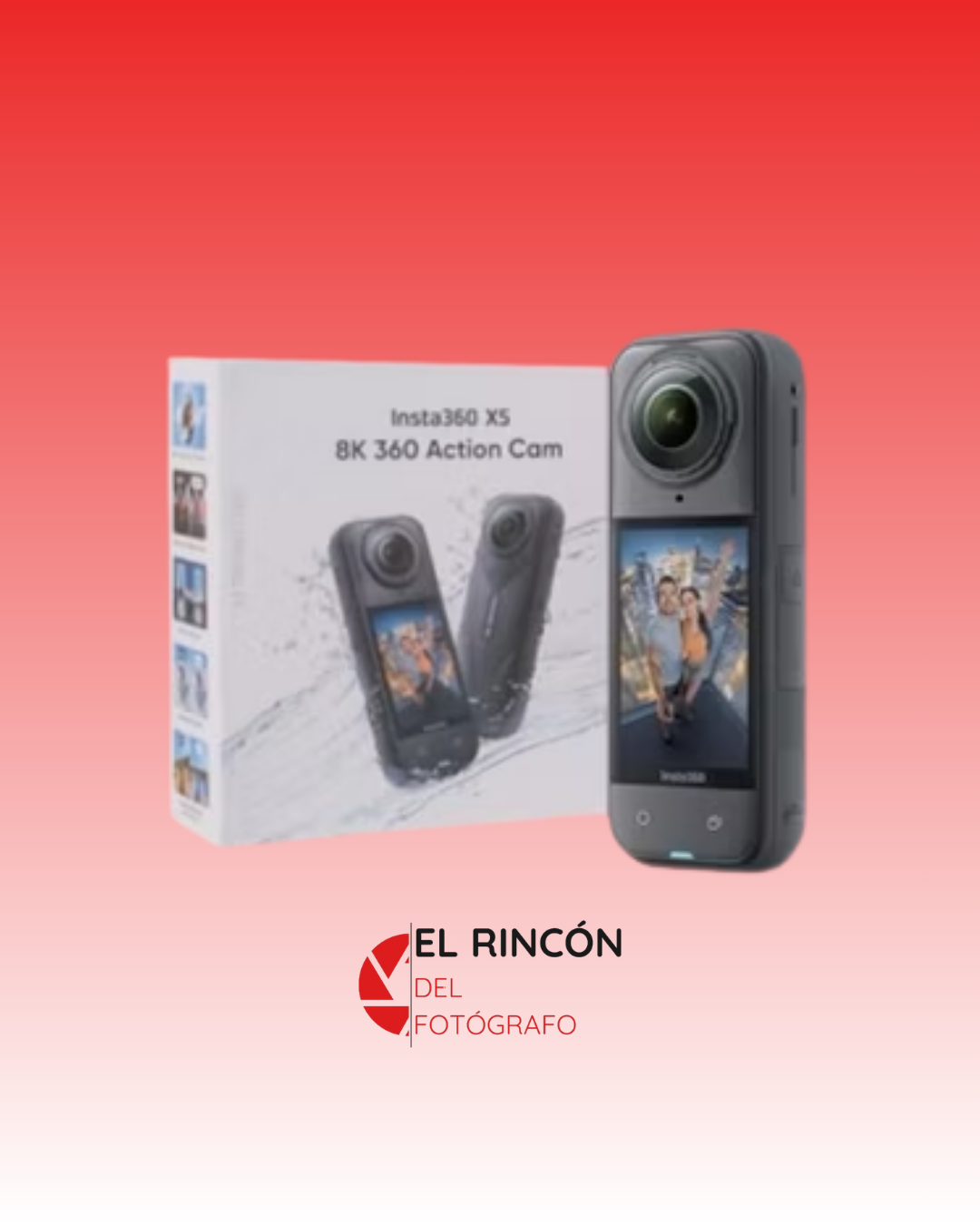 Insta360 X5 8K 360 Cámara de acción
