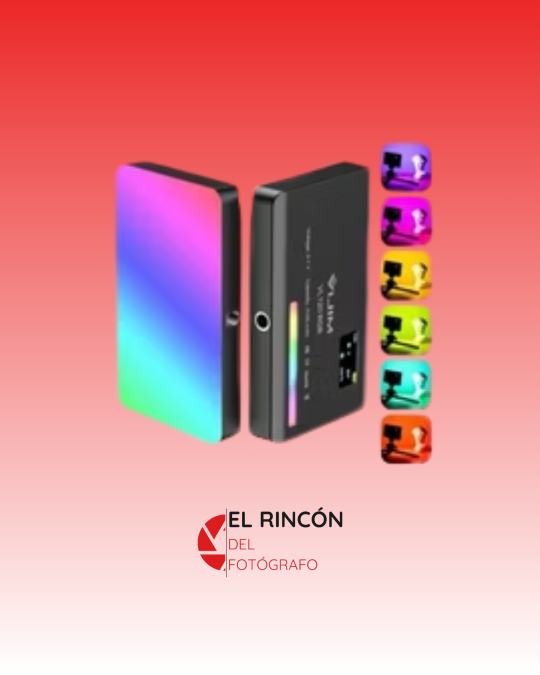 LED creativo Vijim VL120 RGB + batería de litio, 5 watts