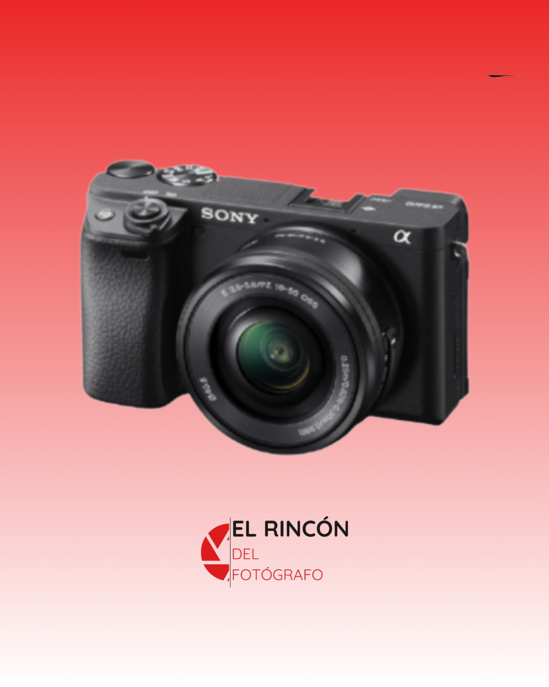 Sony Alpha A6400 + Lente 16-50mm