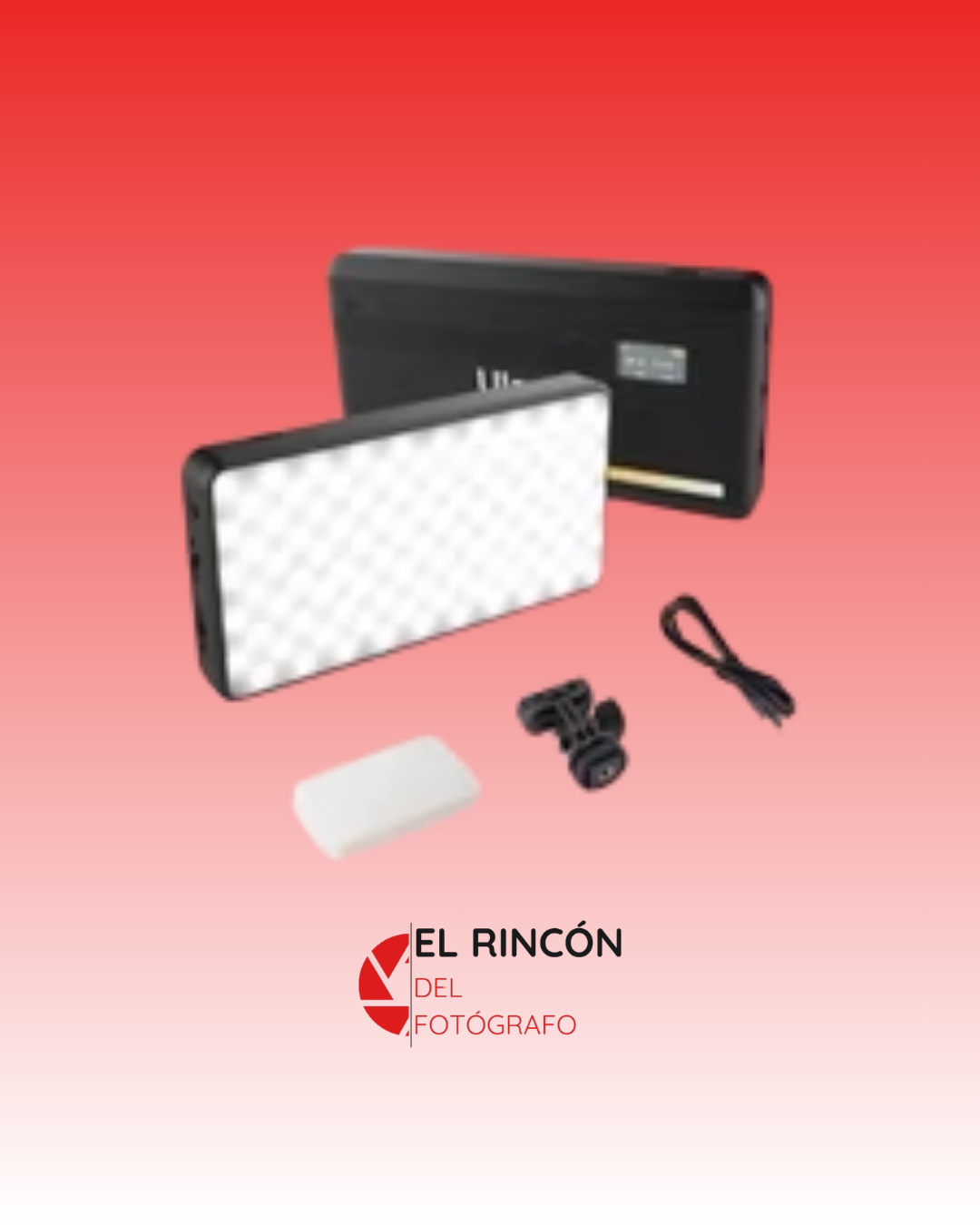 Luz LED bicolor Ulanzi VL200 + batería de litio, 8 watts