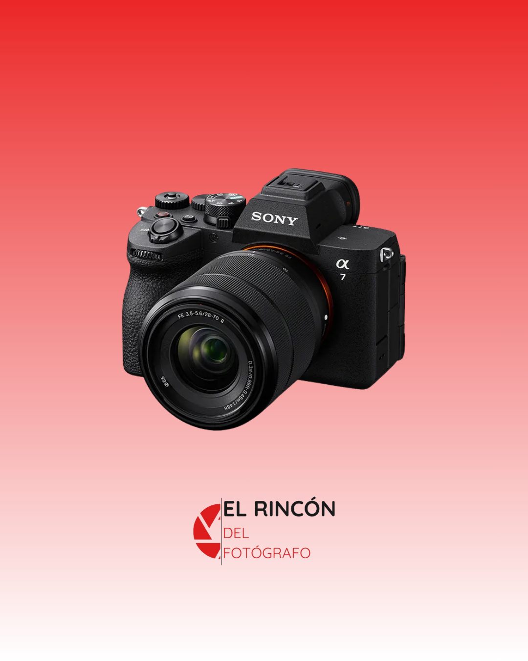 Cámara híbrida full-frame a7 V | Cuerpo + lente de zoom de 28-70 mm 2da generación