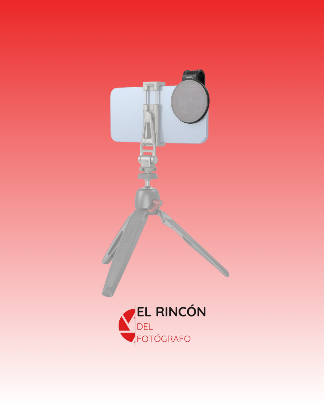 Adaptador de filtros magnéticos SmallRig 3845C de 52mm para celulares