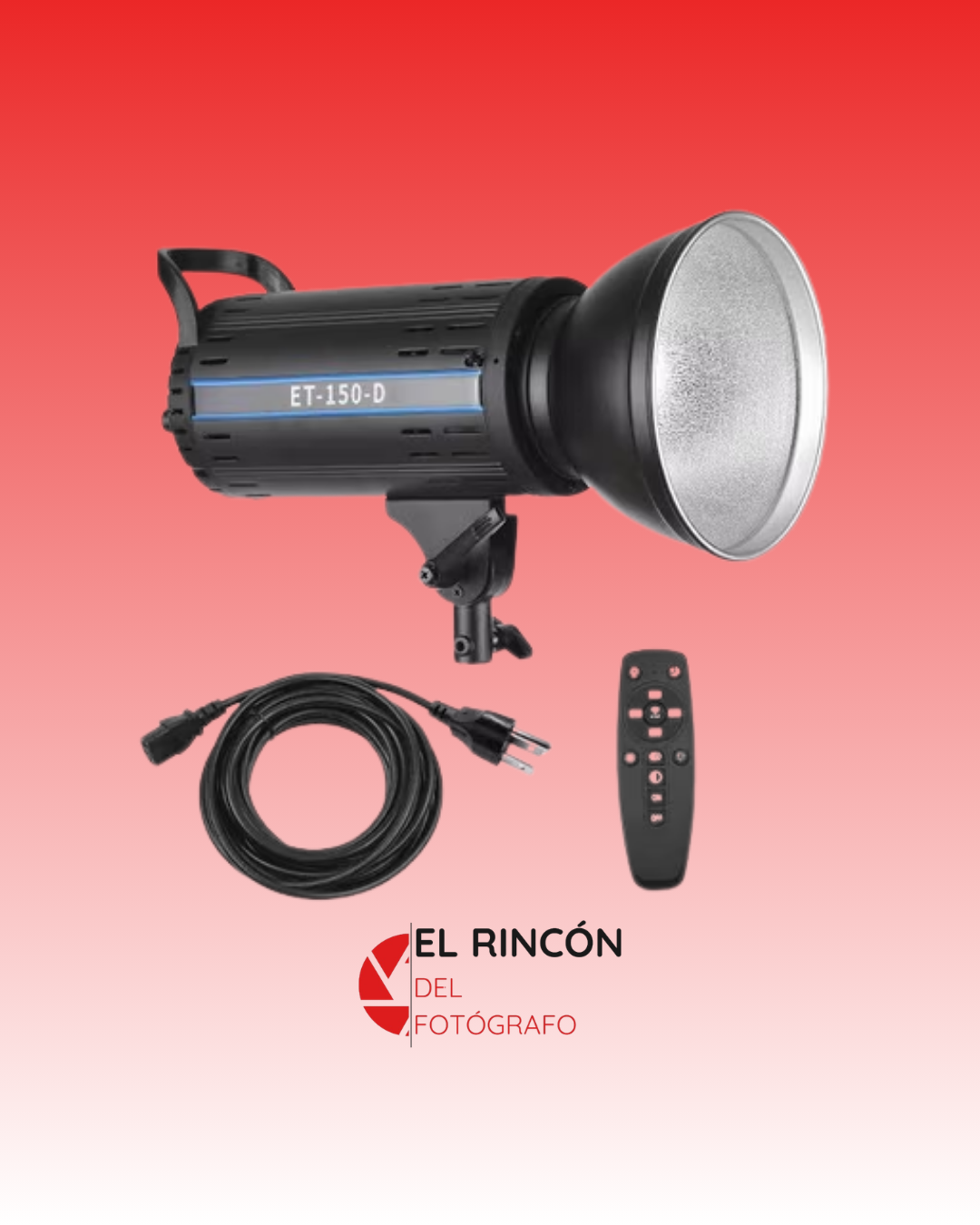 Luz Fría de vídeo profesional ET-150-D 150Watts Combo