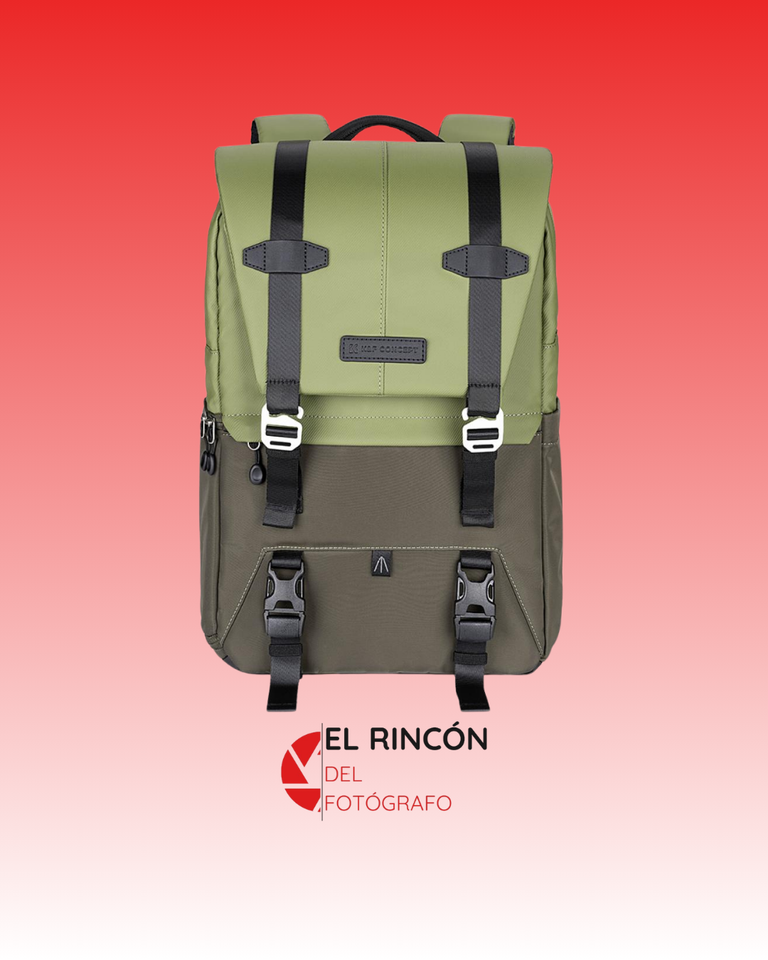 Mochila K&F Concept Beta Backpack, Verde Militar, 20 litros