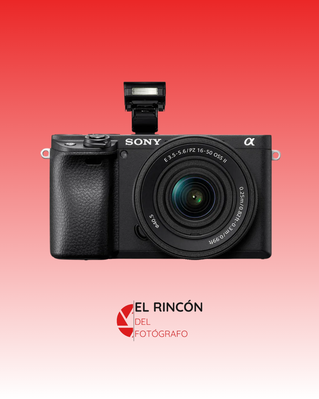 Sony Alpha A6400 + Lente 16-50mm