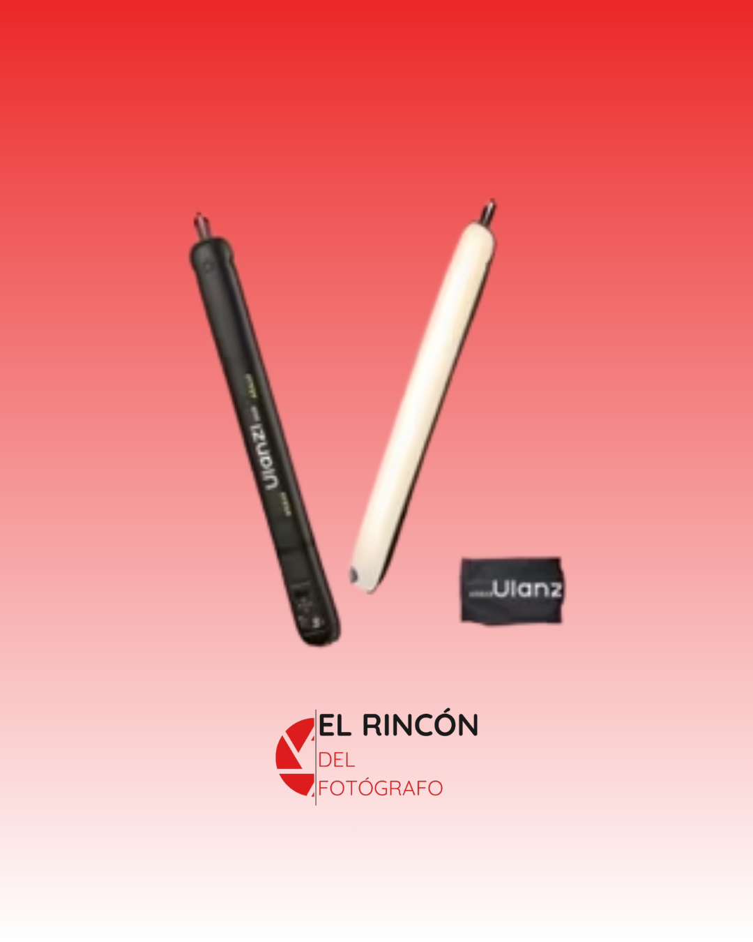 Tubo de Luz LED inflabe Ulanzi UA20 bicolor de 20watts, con batería