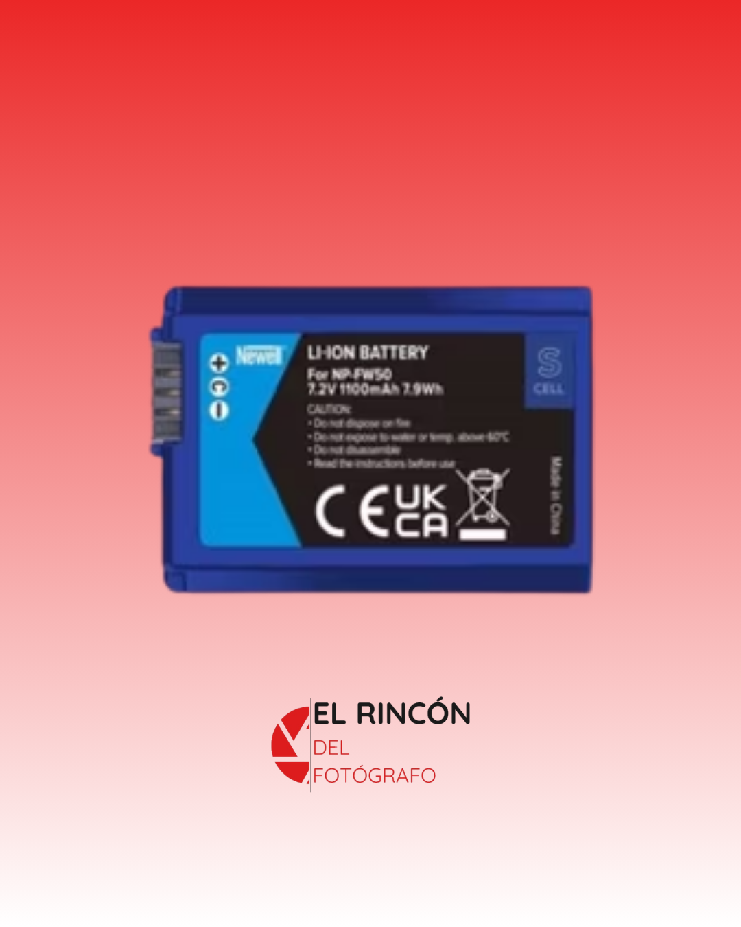 Batería Newell SupraCell NP-FW50, 1100mAh, para Sony