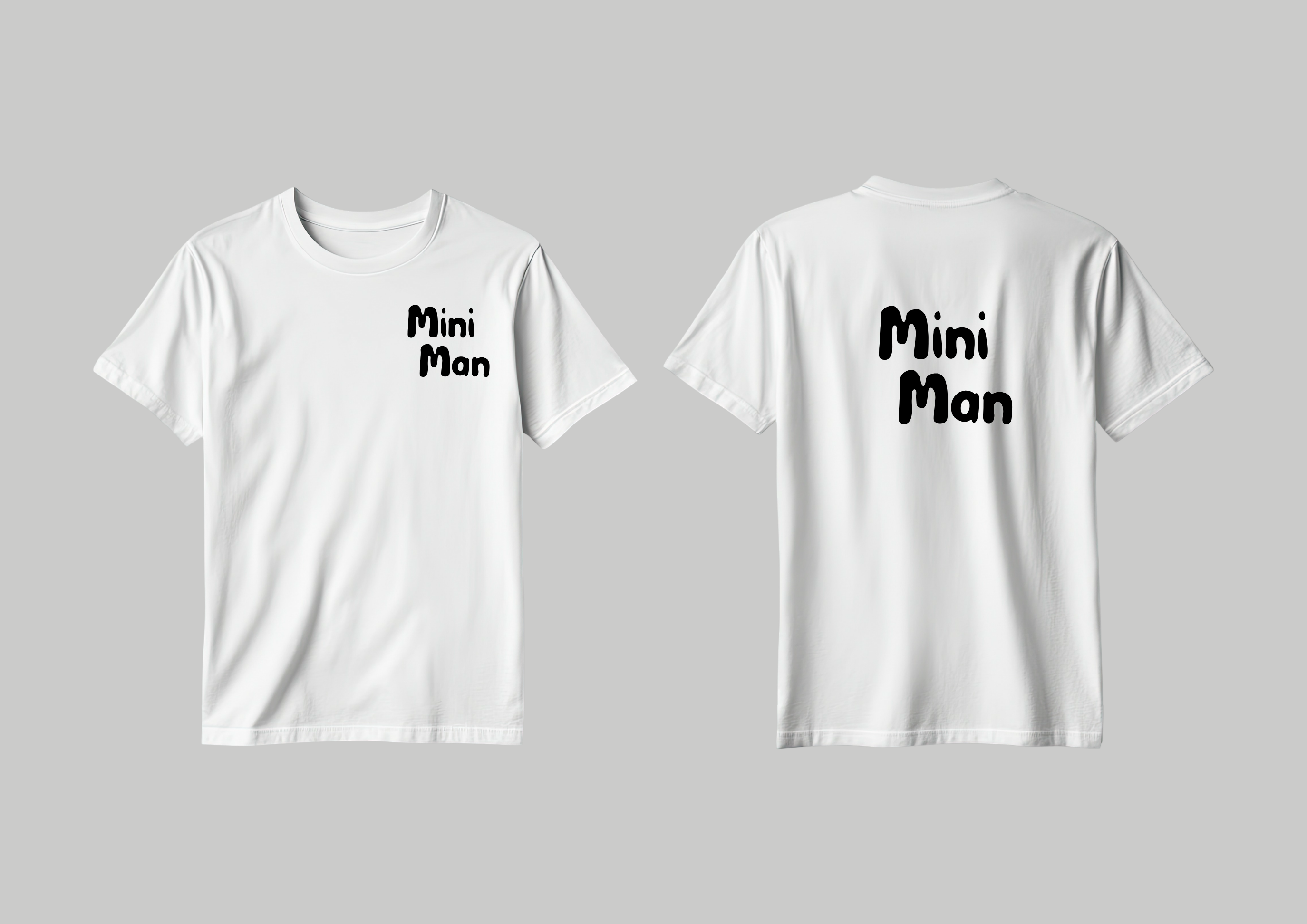 "Mini Man" SVG Datei - Plotterdatei SVG - Schriftzug SVG Datei