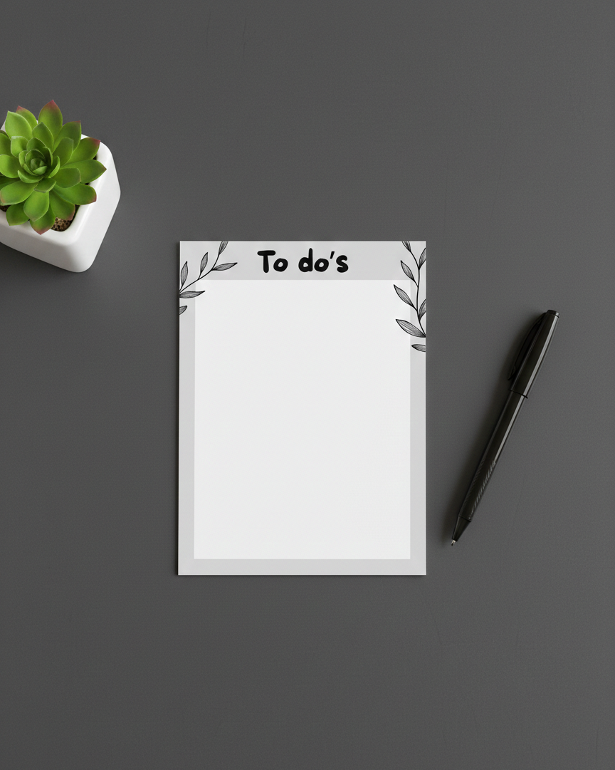 To do Listen - 3er Set (A6)