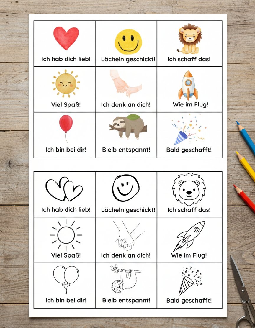 Digitale Motivationskarten Kindergarten/Schule