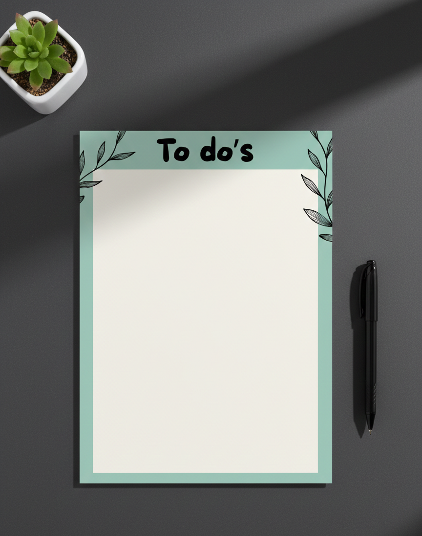 To do Listen - 3er Set (A6)