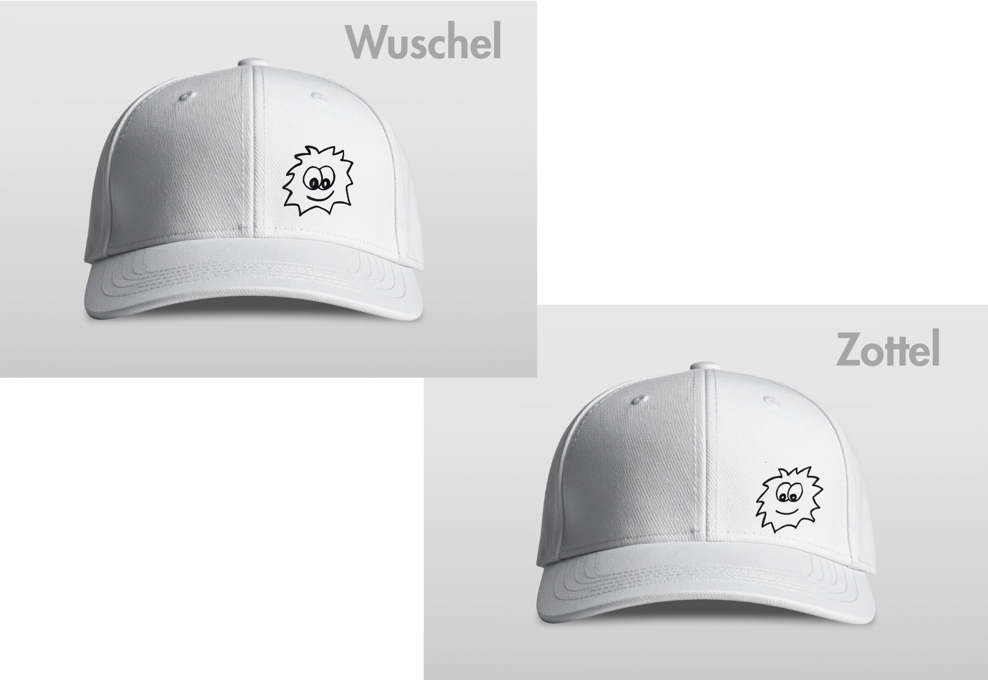 Bügelbild Set "Wuschel & Zottel" | Monster-Duo für Kinderkleidung 