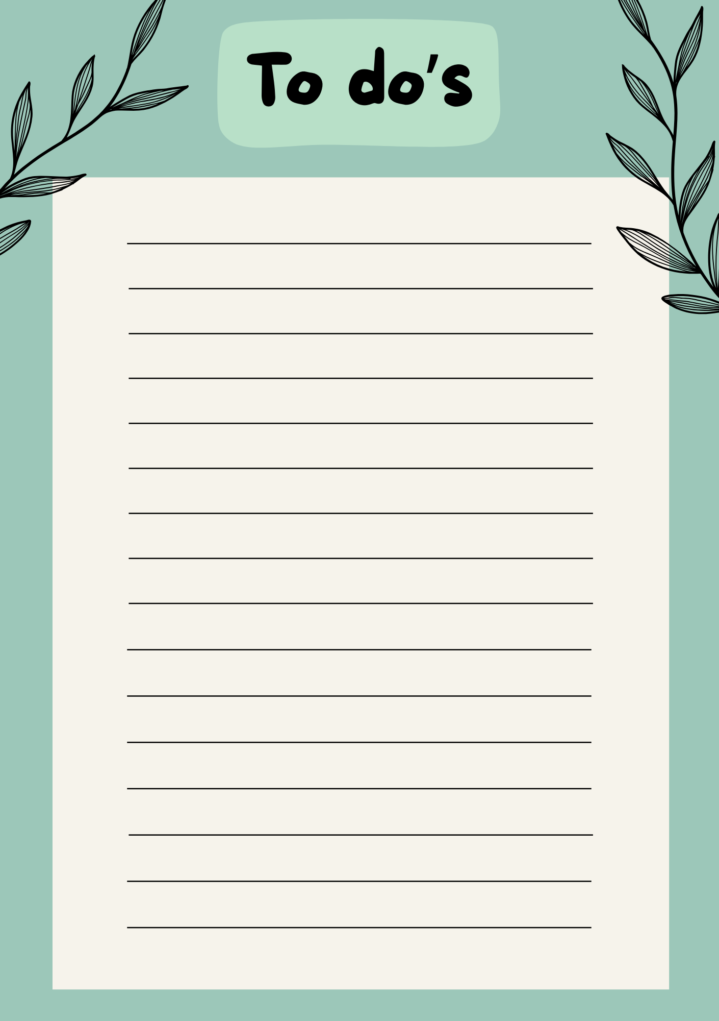 digitale To do Listen - 3er Set (A5)