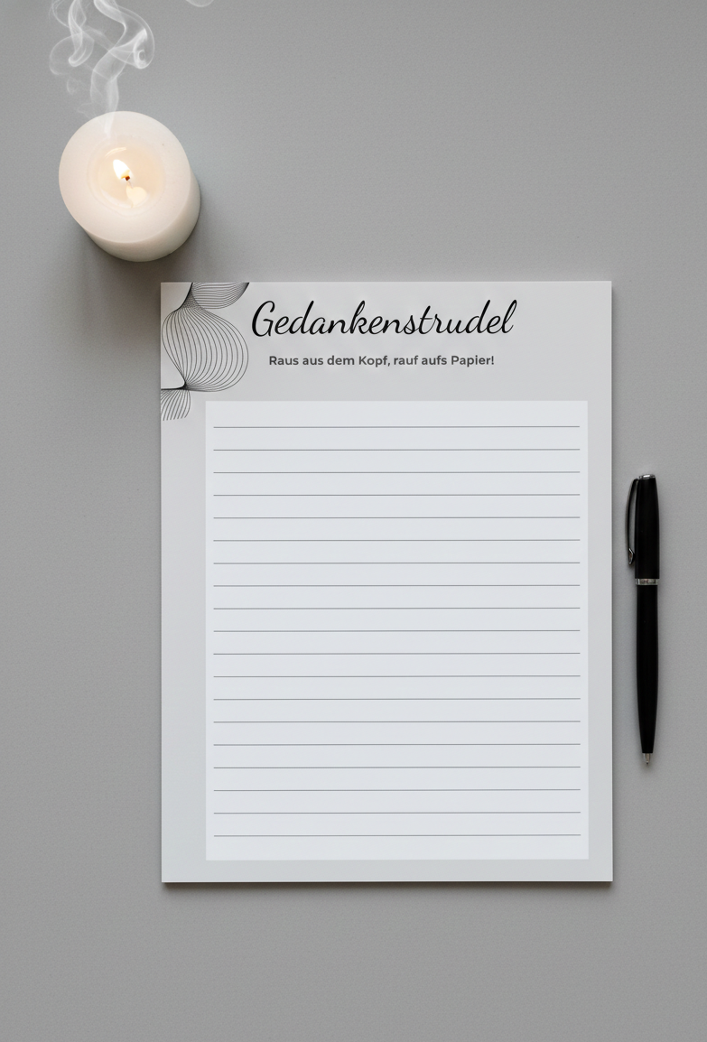 Mein Gedankenstrudel - digitales 3-teiliges Tagebuch