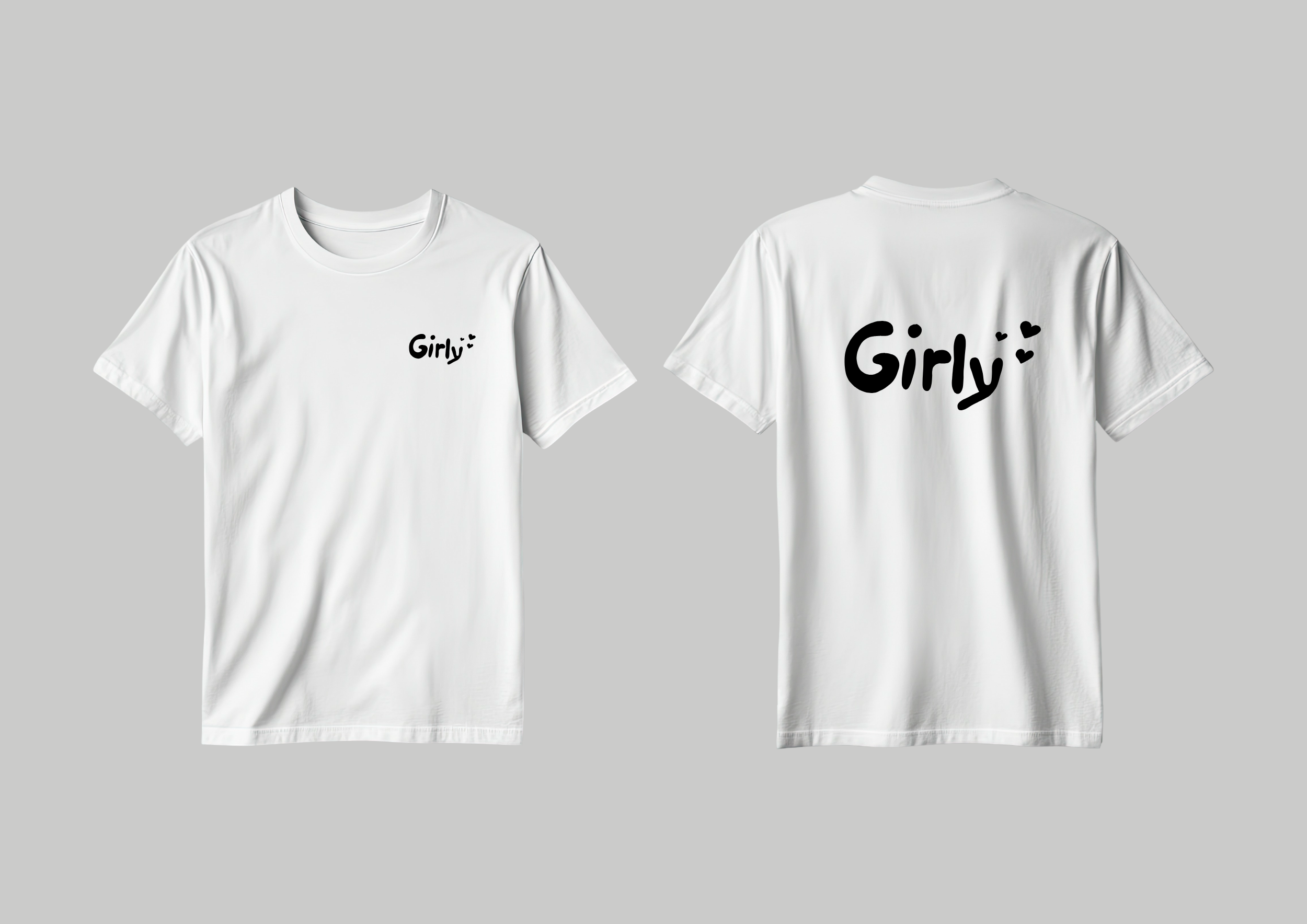 "Girly" SVG Datei - Plotterdatei SVG - Schriftzug SVG Datei