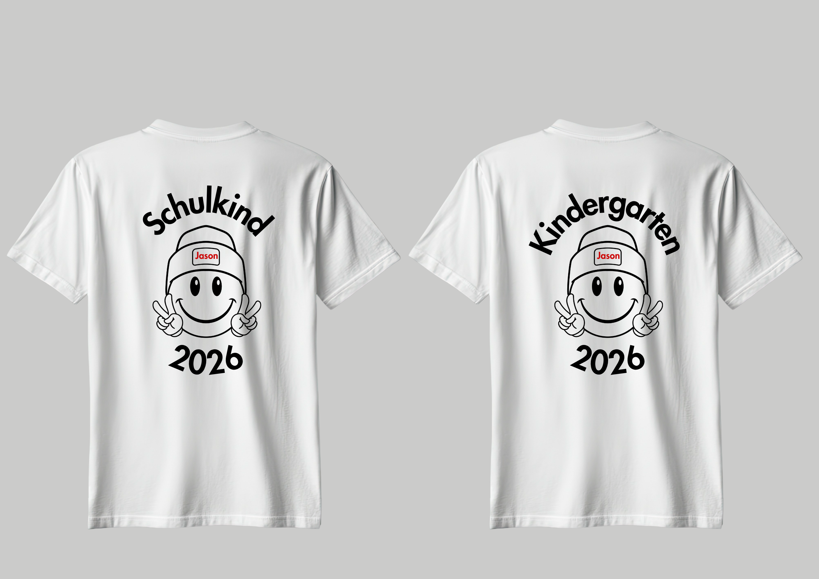 Bügelbild Schulkind oder Bügelbild Kindergarten