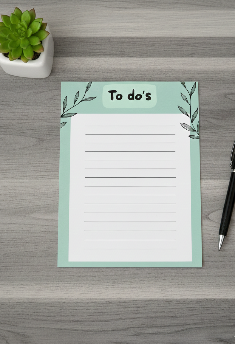 To do Listen - 3er Set (A5)