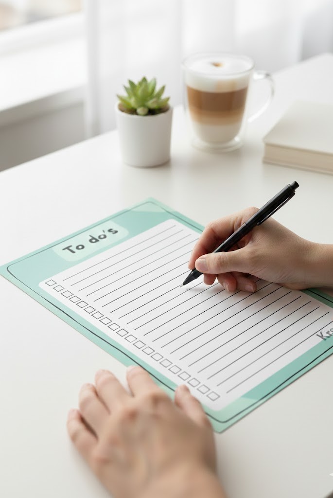 To do Liste - Fokus-Planer (A5 liniert)