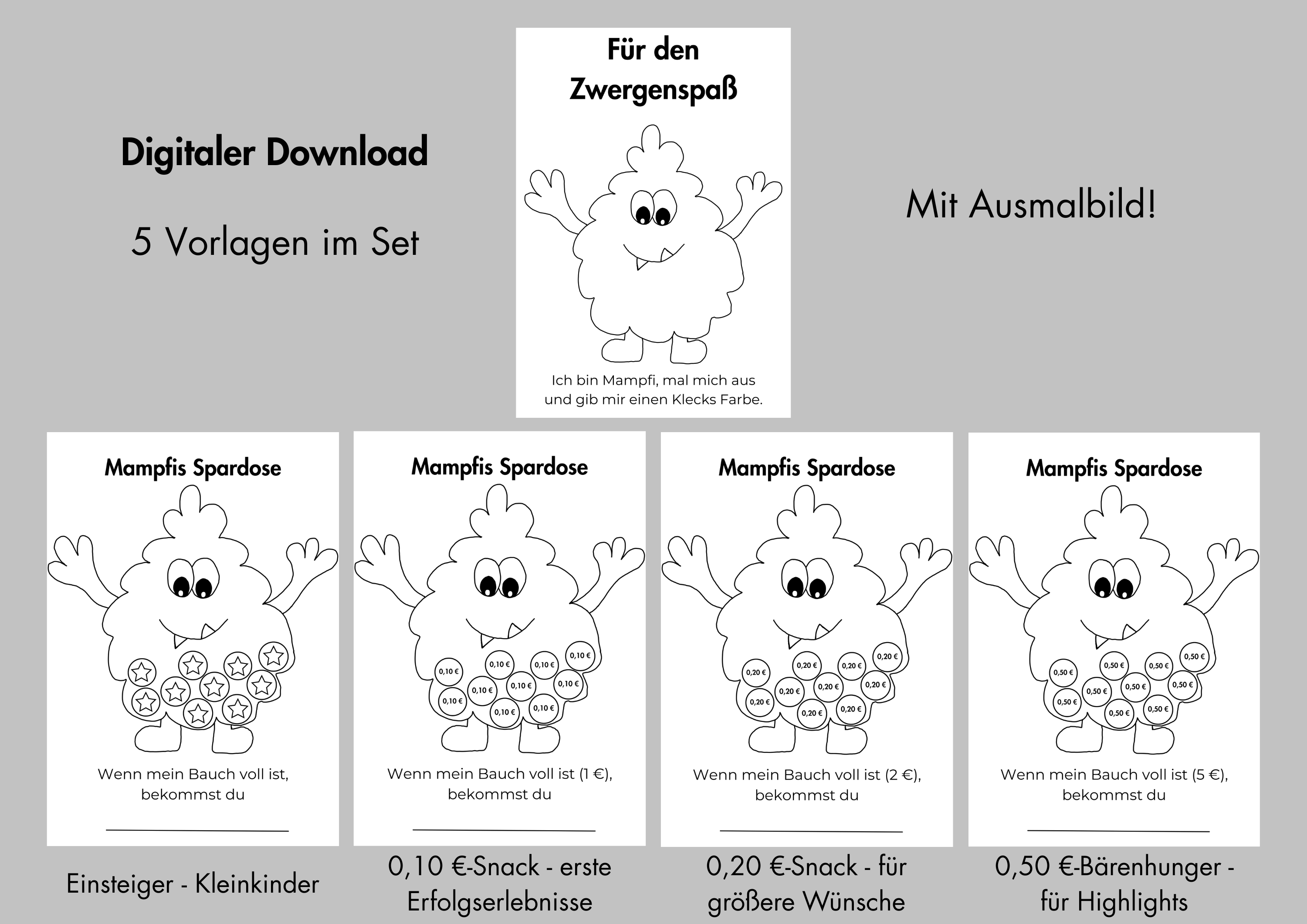 Liebevolle Sparchallenge für Kinder