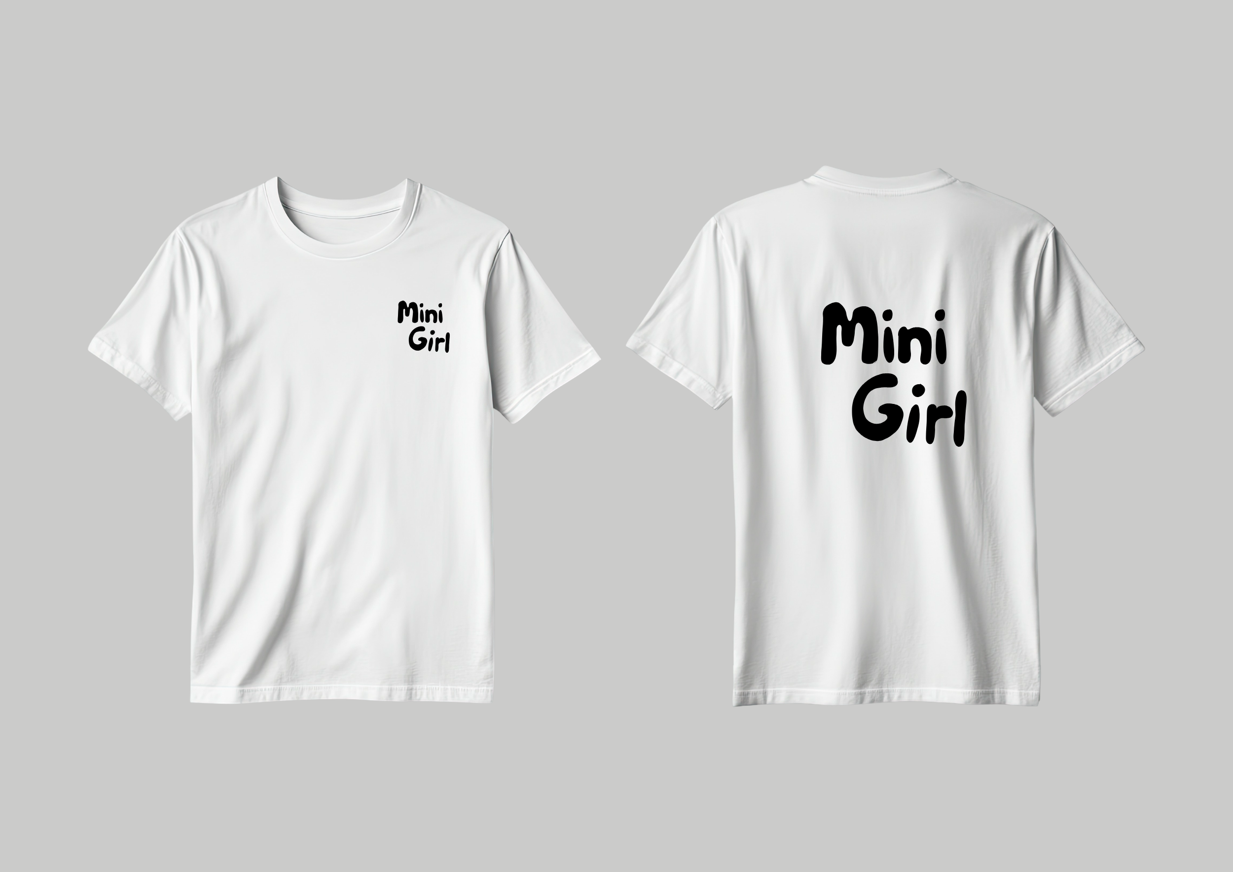 Bügelbild "Mini Girl"